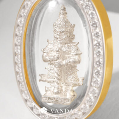 Alternative view of จี้ท้าวเวสสุวรรณ หลวงพ่อฟู วัดบางสมัคร รุ่นแซยิด ๘๘