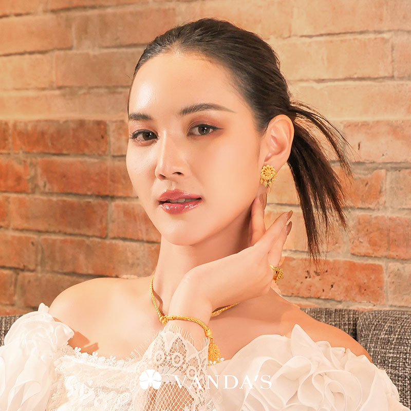 'พิกุลชบา' ต่างหูทองคำ 99.99% - Image 12