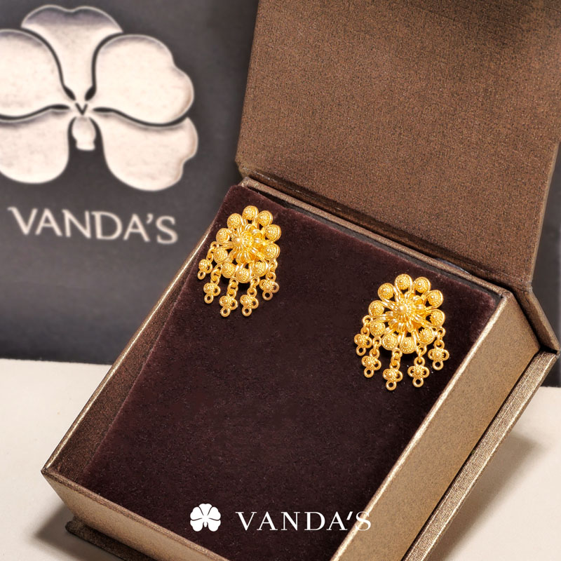 'พิกุลชบา' ต่างหูทองคำ 99.99% - Image 9