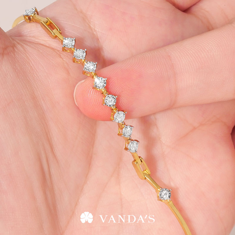 'AMMY' สร้อยข้อมือประดับเพชร - Image 5