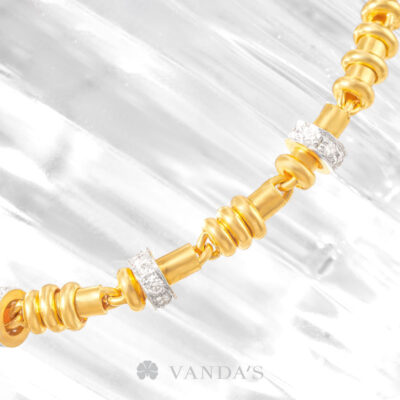 Alternative view of 'ABACUS' สร้อยข้อมือทองคำ ดีไซน์ปล้องลูกคิด