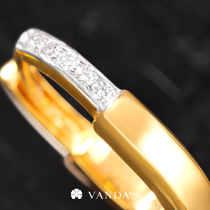 ต่างหูเพชรแท้ ดีไซน์ Lock - Image 8