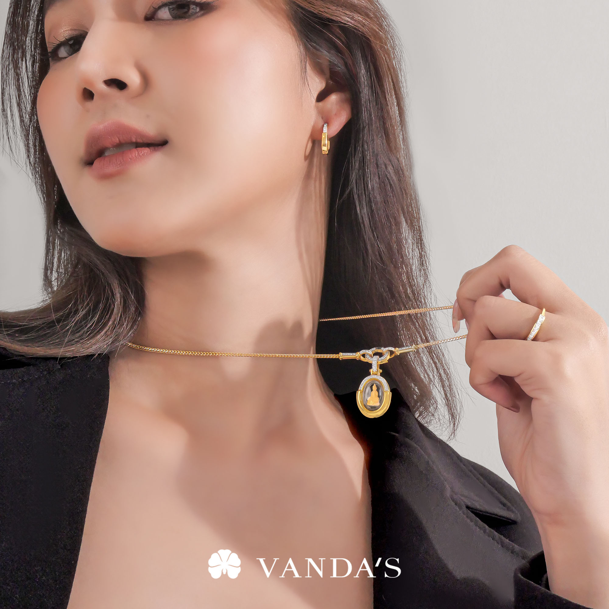 จี้หลวงพ่อโสธร อุดมโชคโภคทรัพย์ ปี 2550 รูปทรงไข่ ดีไซน์ LOCK - Image 11