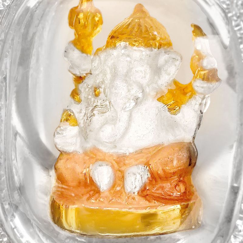 จี้พระพิฆเนศ ปางเสวยสุข เนื้อ 3 กษัตริย์ ดีไซน์ TIER - Image 3