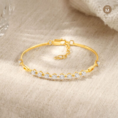 “AMMY” สร้อยข้อมือประดับเพชร ไซซ์ M