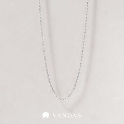 สร้อยคอฟรังโก้อิตาลี 18K สี White Gold