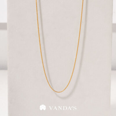 สร้อยคอฟรังโก้อิตาลี 18K สี Classic Gold